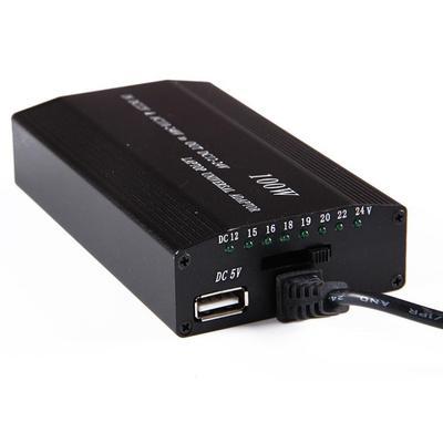 100W 家用/车载充电器 多功能适配器 万能笔记本电源 带USB接口